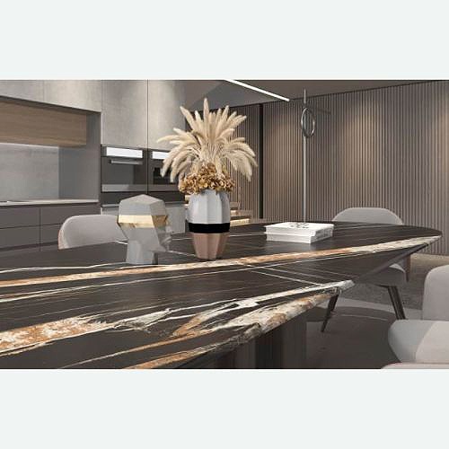 Installed Newmatic ROMAN Sintered Stone Countertop