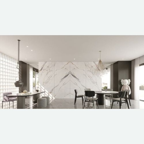 Modern Kitchen with Newmatic Sculpture Sintered Stone