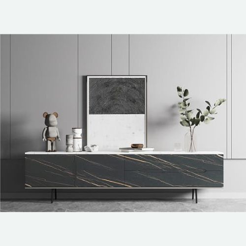 Installed Newmatic SLATE Sintered Stone Countertop