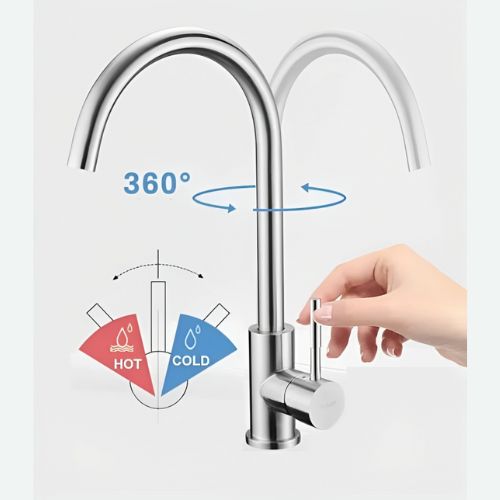 Newmatic T02M Kitchen Mixer Tap Demo