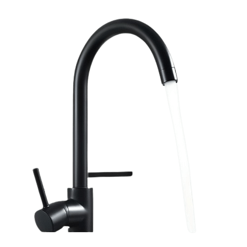 Newmatic T02MB Kitchen Black Mixer Tap